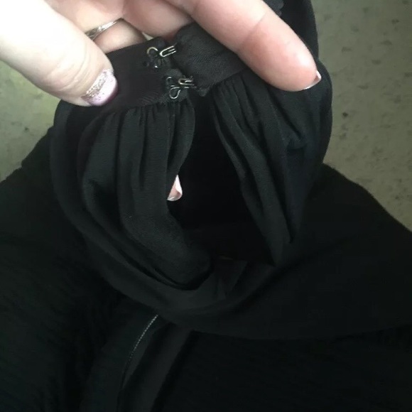 BCBG Maxazria M plunging open back black dress - Picture 8 of 8